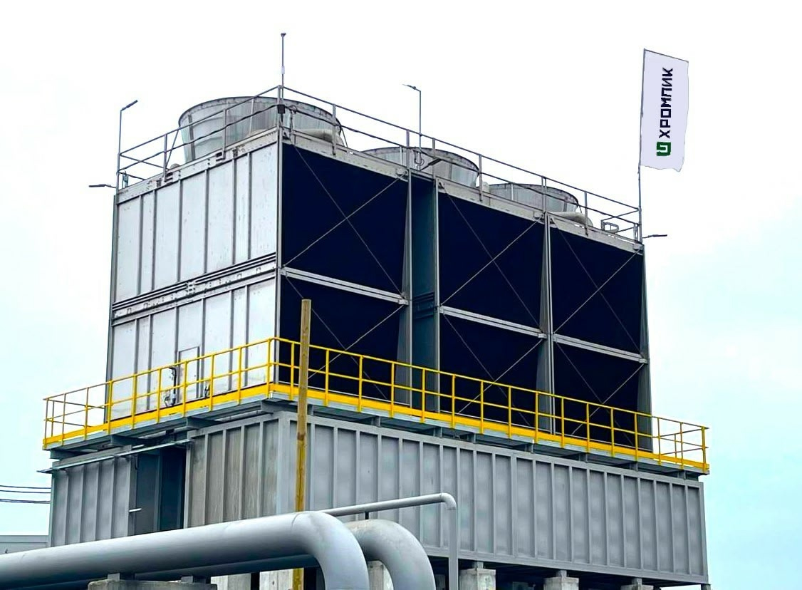 На заводе «Хромпик» введена в эксплуатацию современная градирня