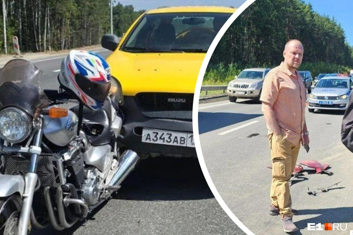 Водитель, сбивший мотоциклистку, боится самосуда.