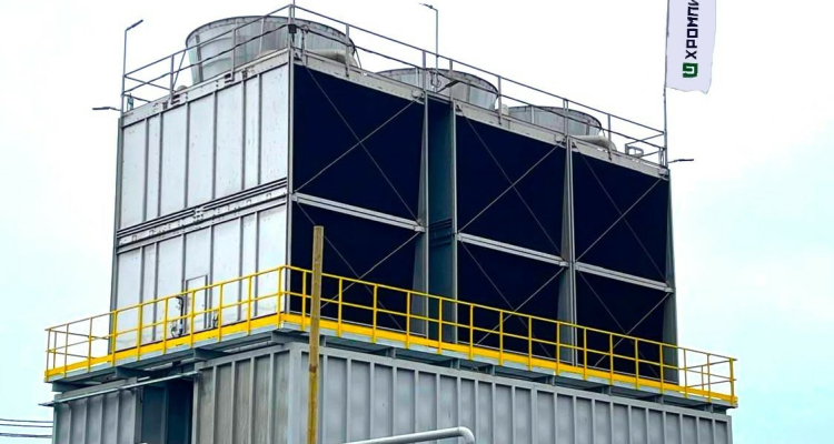 На заводе «Хромпик» введена в эксплуатацию современная градирня