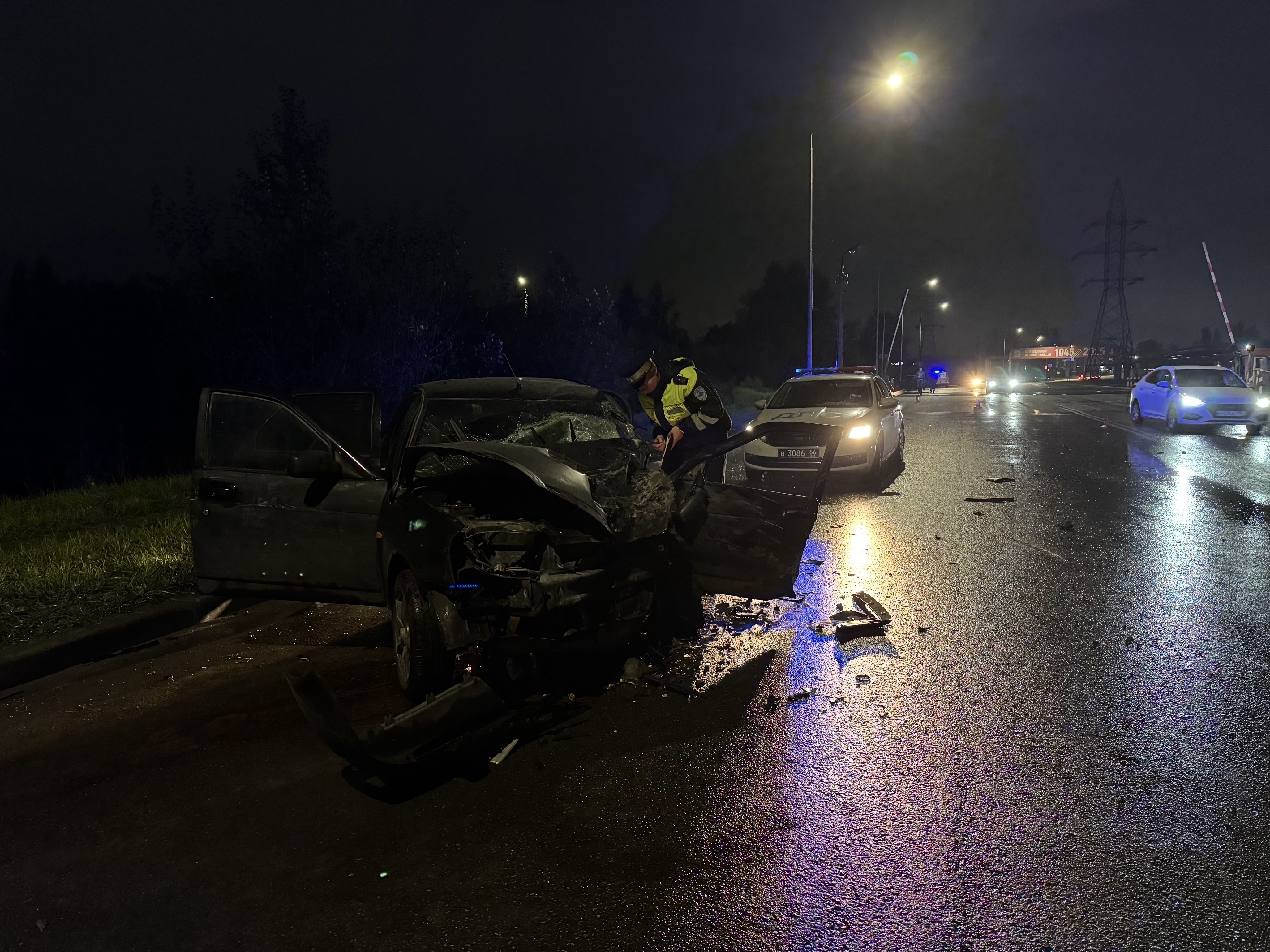 Госавтоинспекция устанавливает обстоятельства смертельного ДТП