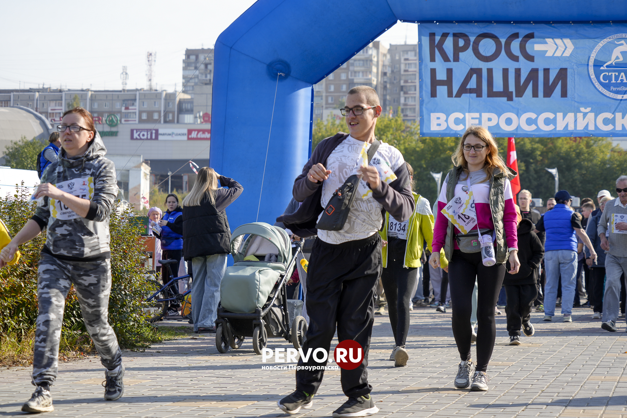 Жители Первоуральска приняли участие в «Кроссе Нации-2025»