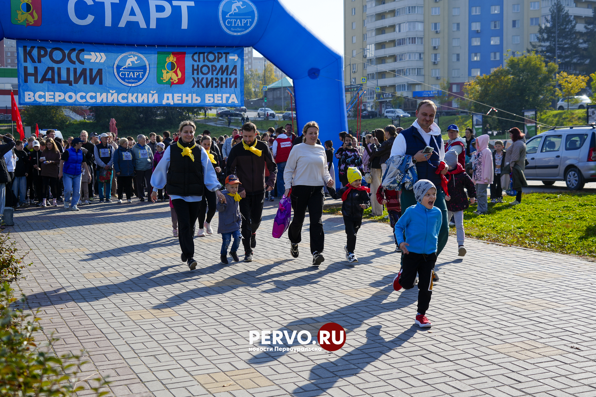 Жители Первоуральска приняли участие в «Кроссе Нации-2025»