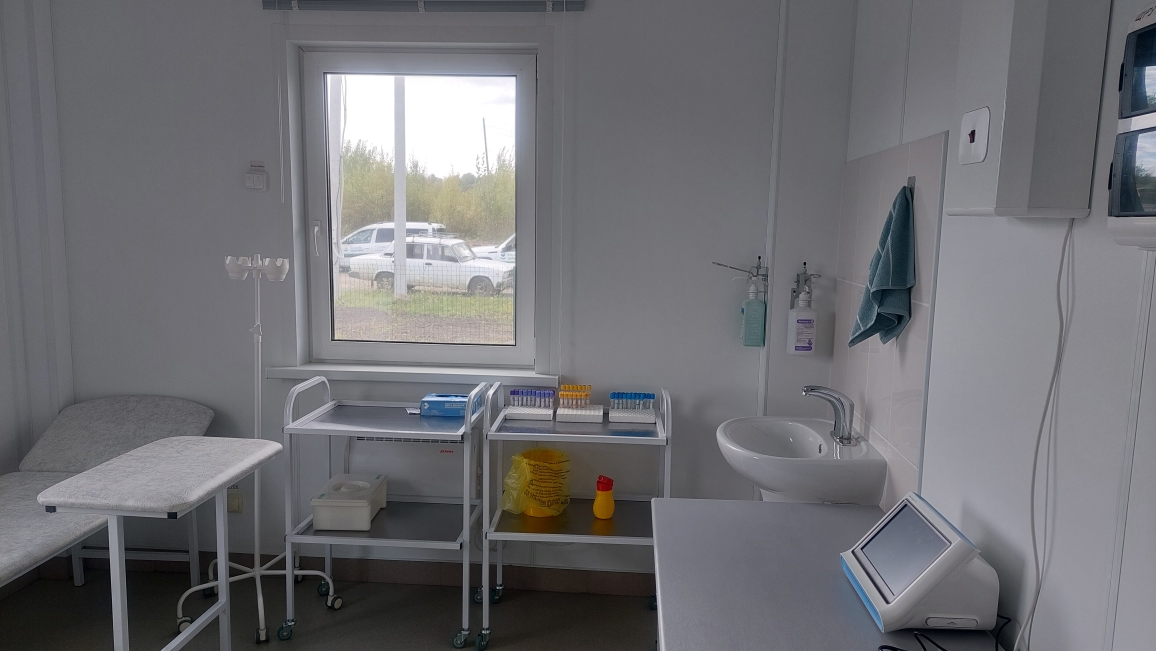 Новый модульный ФАП в посёлке Перескачка Первоуральского МО открыл свои двери для 157 местных жителей