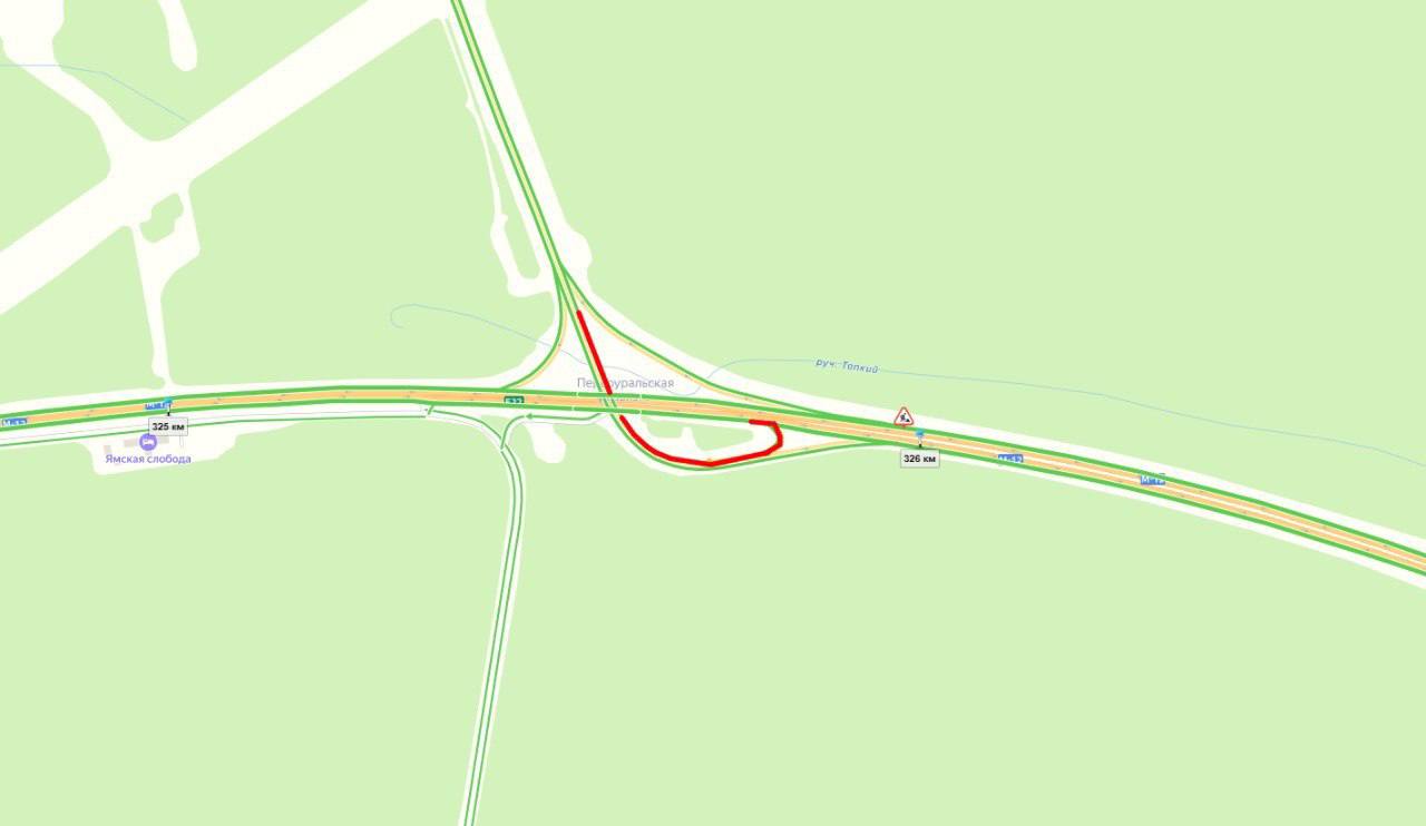 Капитальный ремонт перекроет съезд на Первоуральск с федеральной трассы