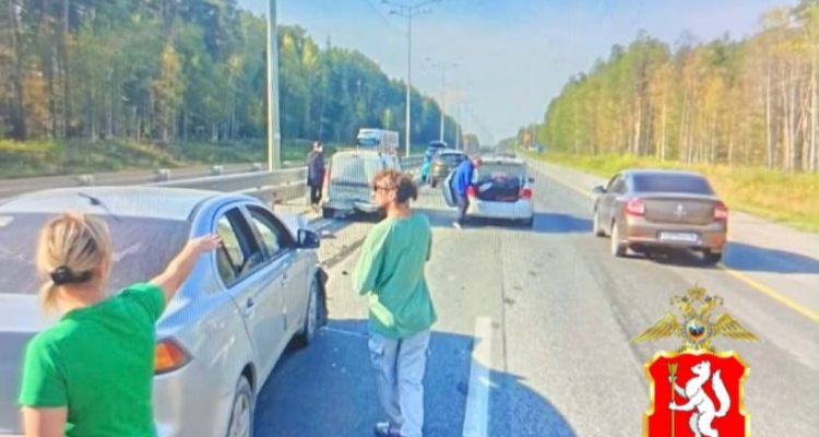 На федеральной трассе произошла массова авария