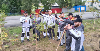 ТМК Нефтегазсервис высадил уральские рябины в ЯНАО