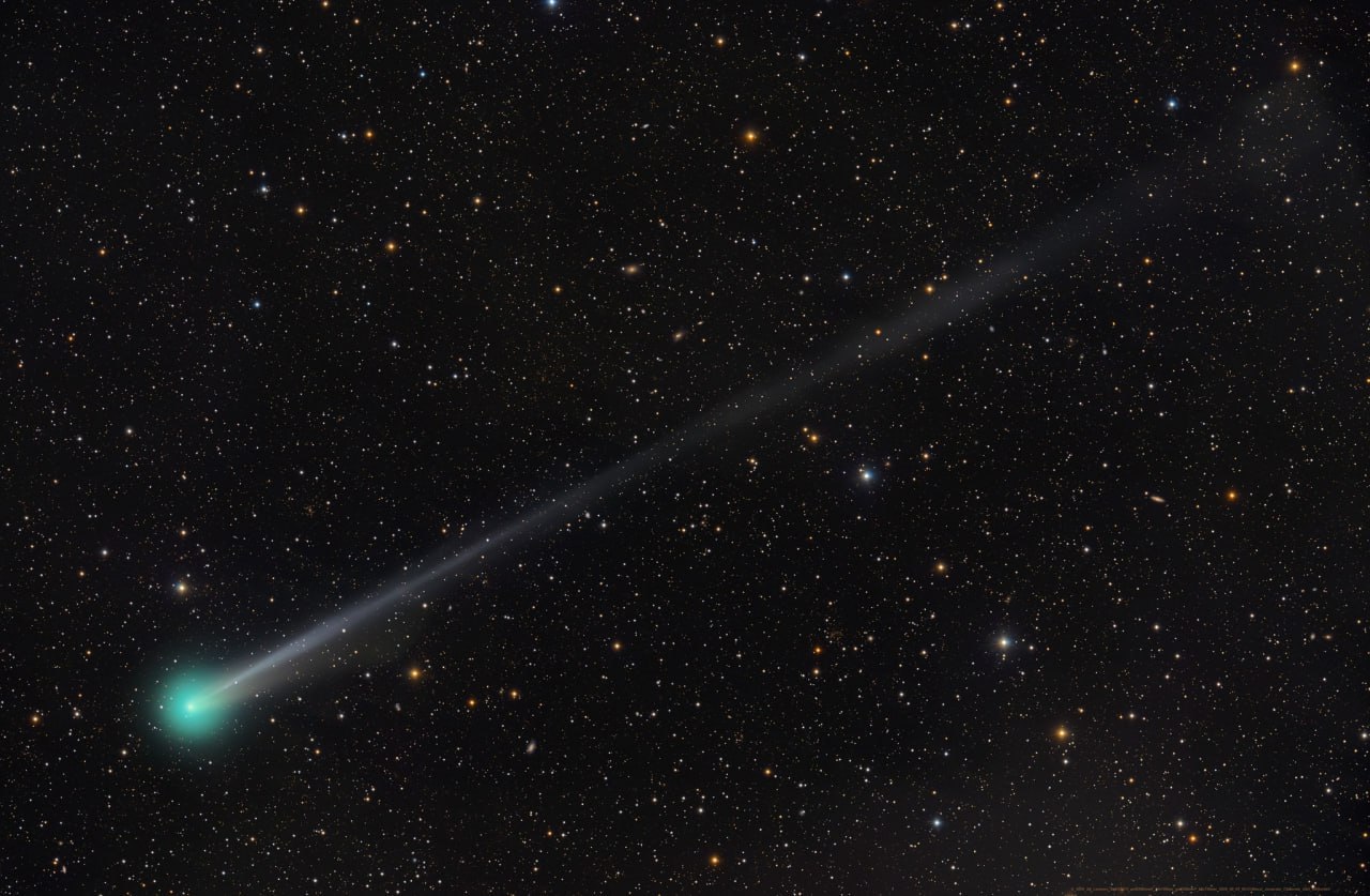 Первоуральцы смогут увидеть комету Lemmon через бинокль