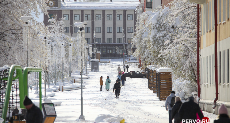 Первый снег в Первоуральске может стать постоянным
