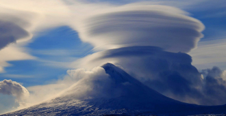 Необычные облака замечены на Камчатке