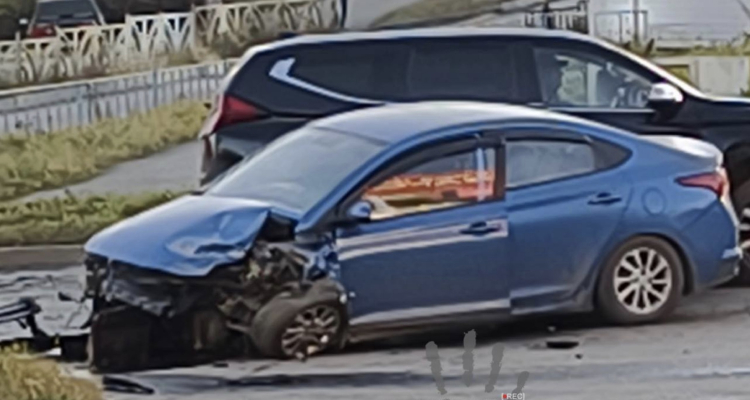 В День автомобилиста в произошло серьёзное ДТП. Видео