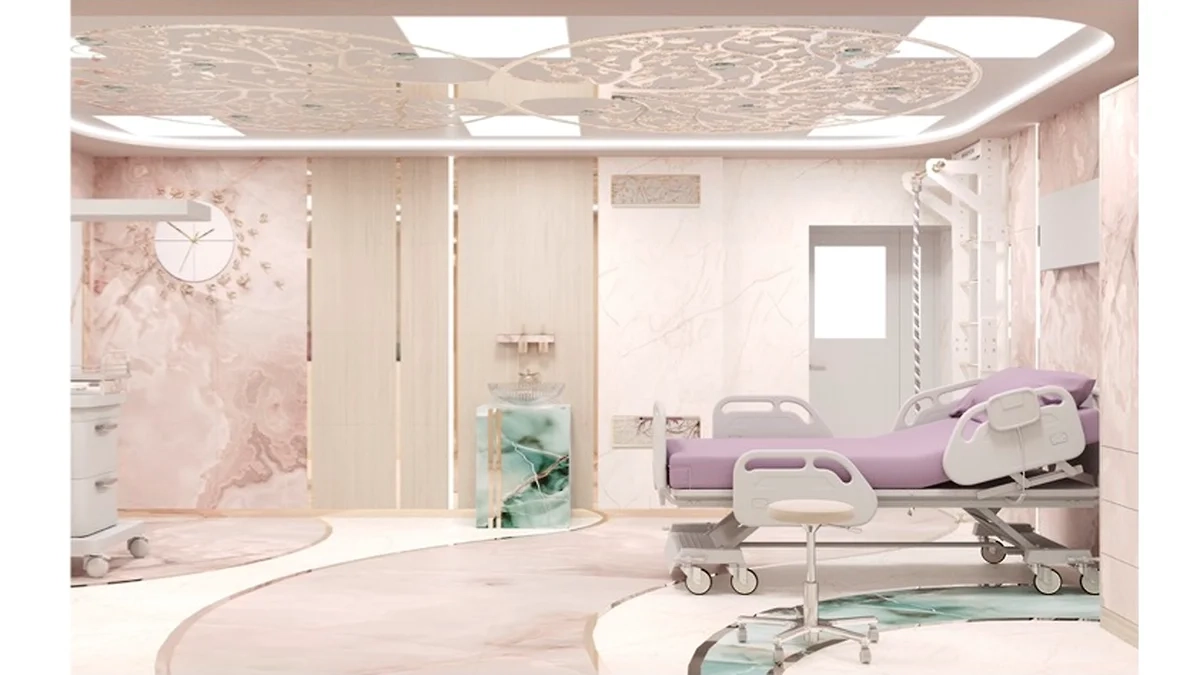 В перинатальном центре Первоуральска палаты приобретут природный дизайн