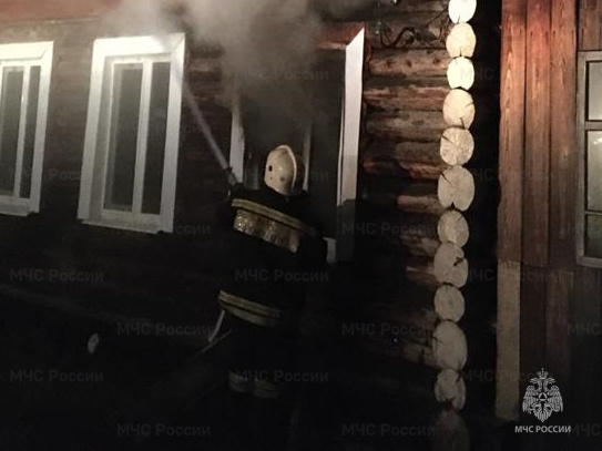 В коллективном саду произошёл крупный пожар