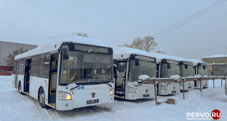 В Первоуральск приехало 7 новых автобусов