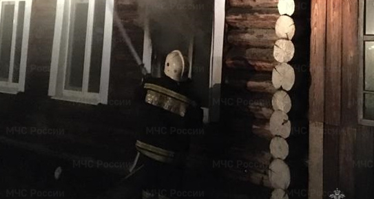 В коллективном саду произошёл крупный пожар