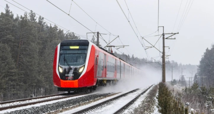 Из-за морозов отменили движение скоростных поездов «Финист»