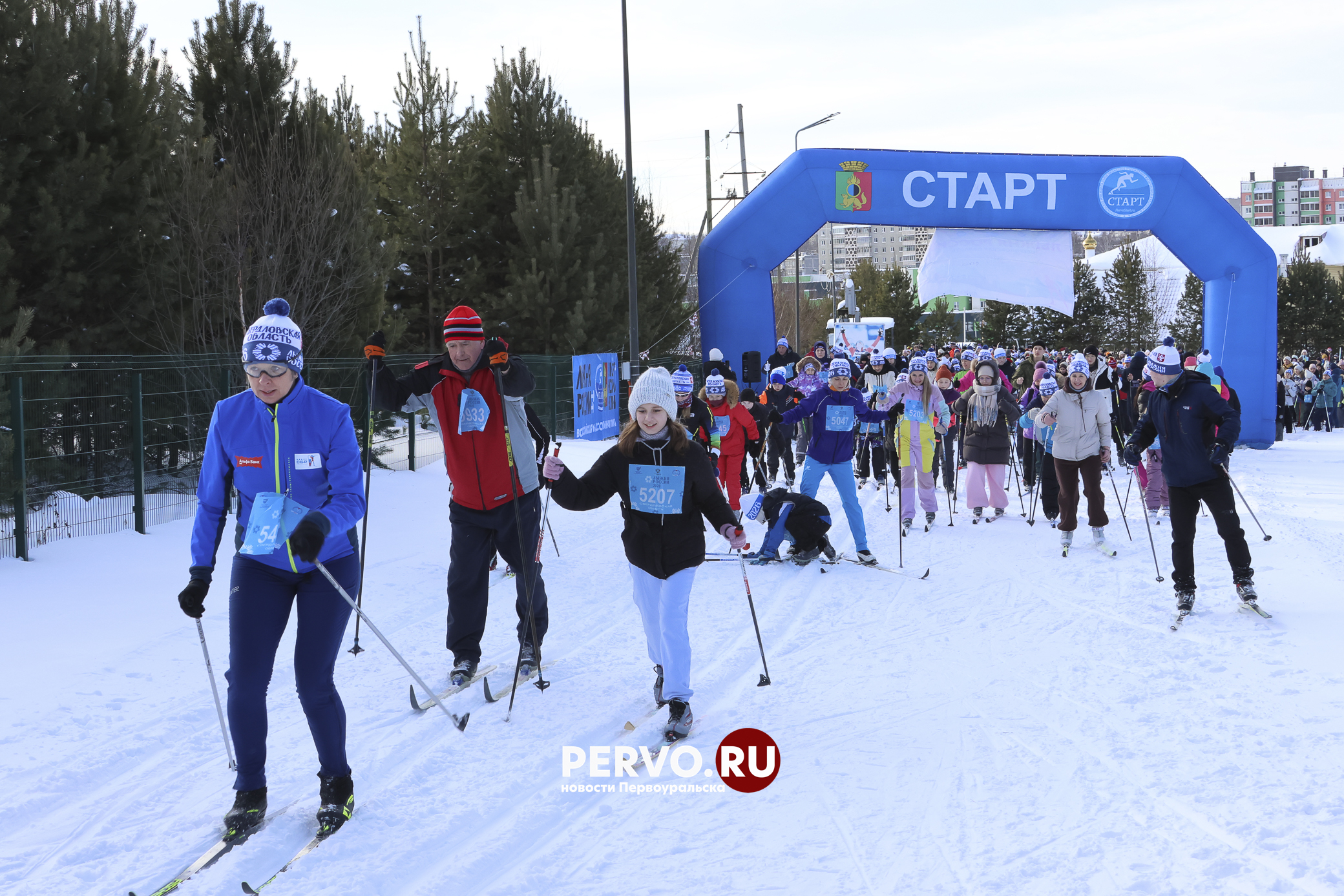 Более 3000 первоуральцев встали на «Лыжню России – 2026»