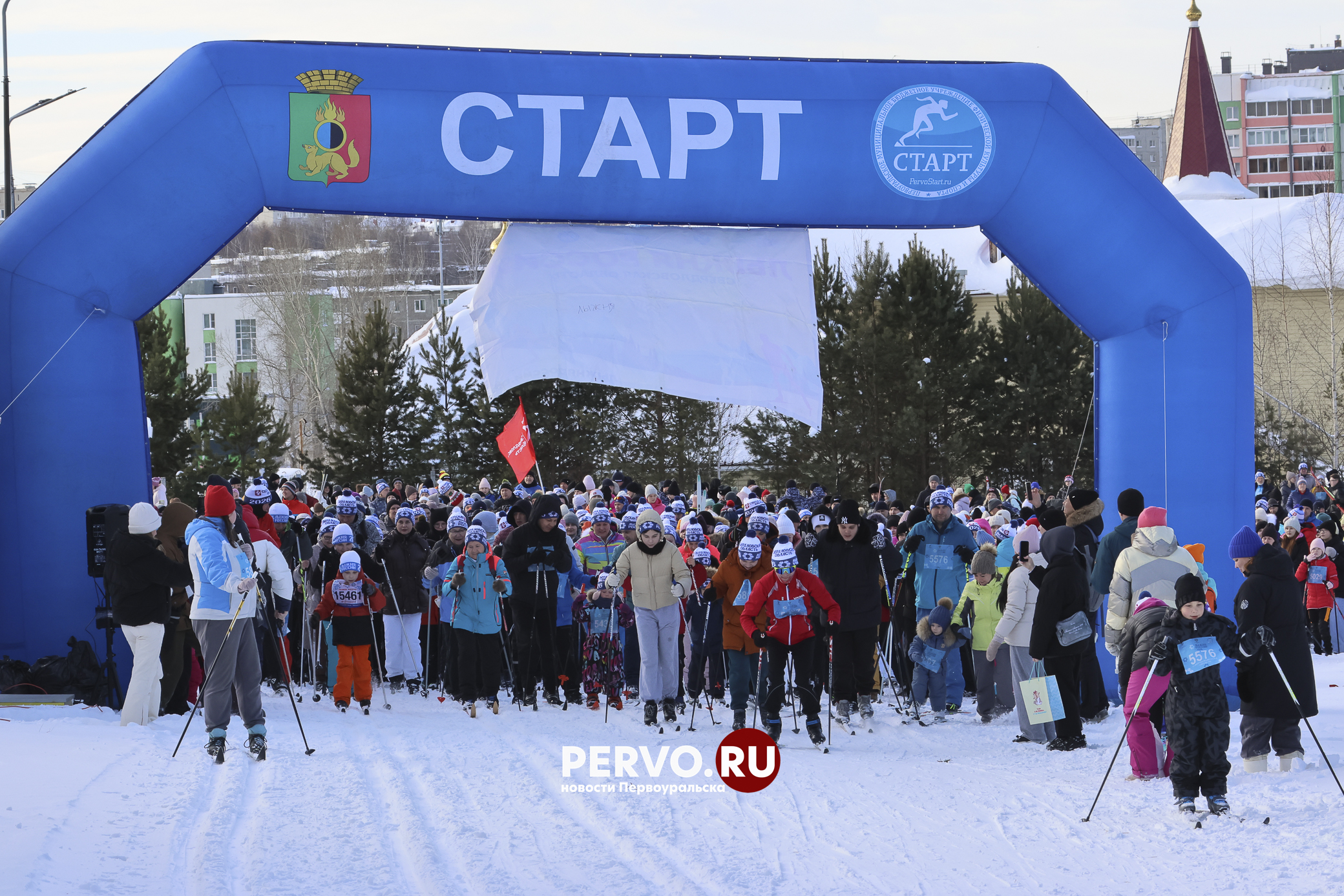 Более 3000 первоуральцев встали на «Лыжню России – 2026»