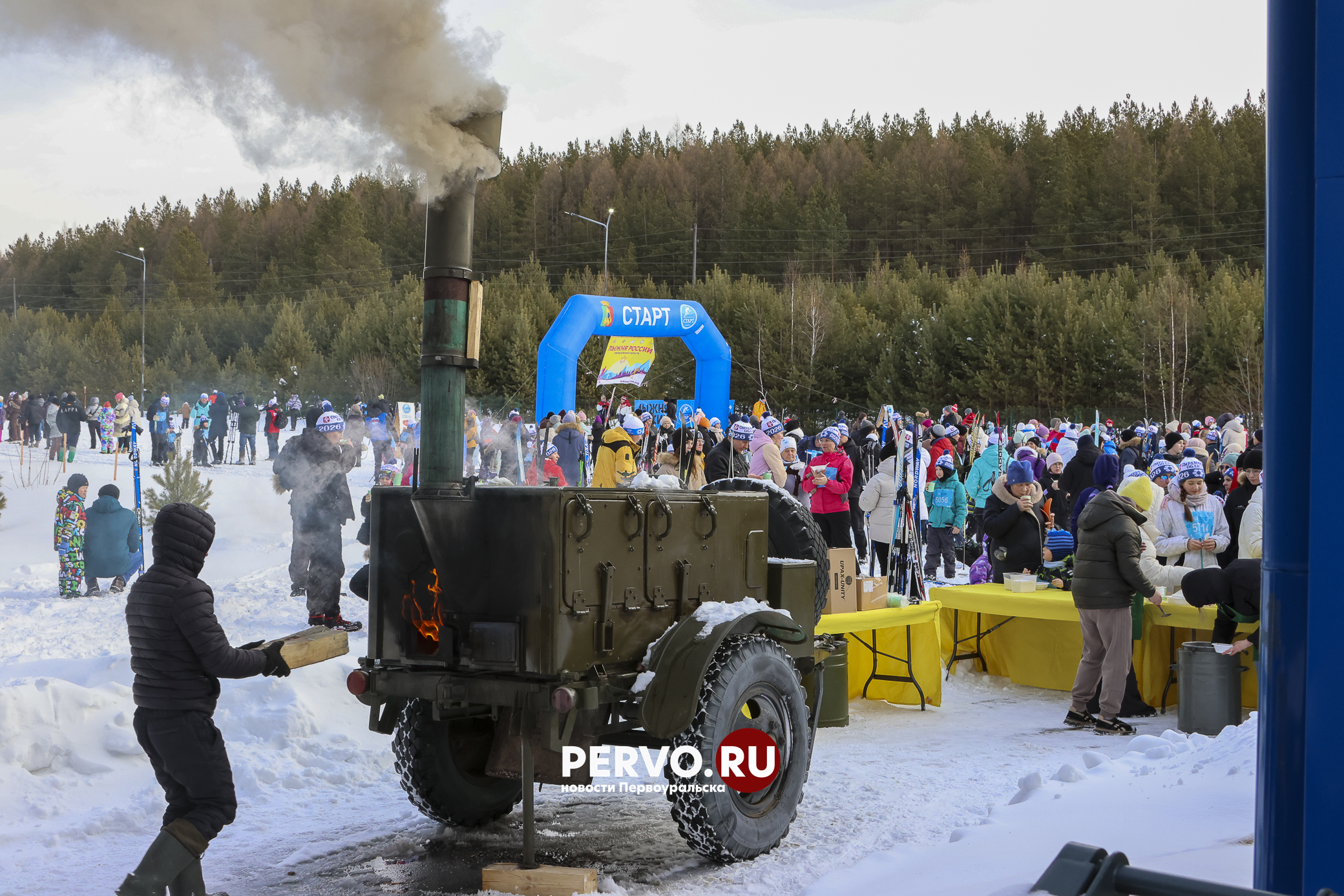 Более 3000 первоуральцев встали на «Лыжню России – 2026»
