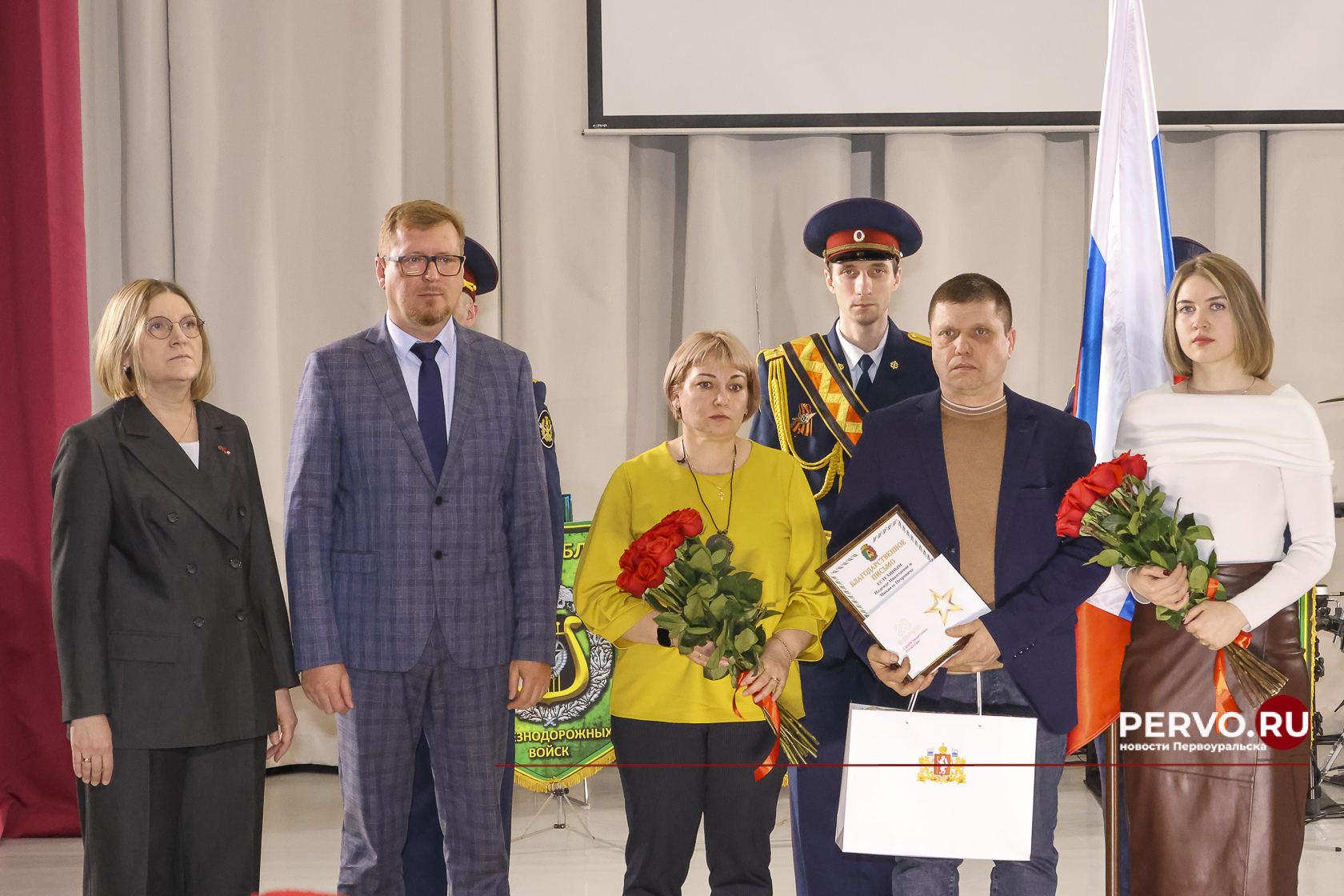 В городе прошло торжественное мероприятие в честь Дня защитника Отечества