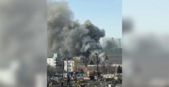 В Москве полностью ликвидировали пожар в бизнес-центре «Турас»