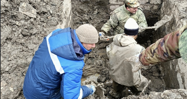 Останки более ста советских солдат подняли поисковики на «Вахте Памяти»
