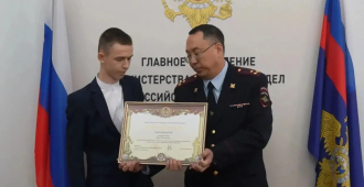 Владимир Колокольцев министр внутренних дел России наградил подростков