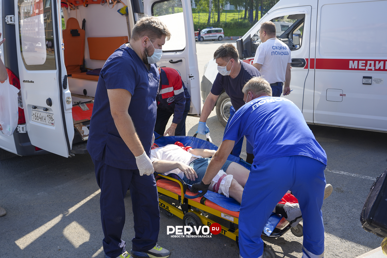 В Первоуральске прошли учения спасателей