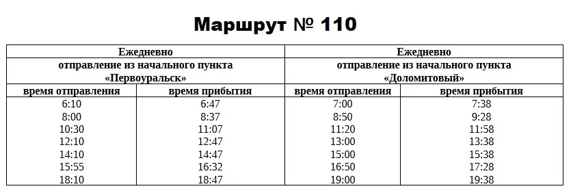 В Первоуральске изменился перевозчик на пригородных маршрутах. Расписание автобусов и маршруты