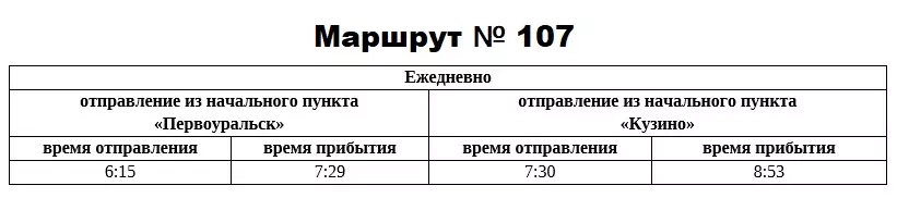 В Первоуральске изменился перевозчик на пригородных маршрутах. Расписание автобусов и маршруты