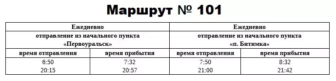 В Первоуральске изменился перевозчик на пригородных маршрутах. Расписание автобусов и маршруты